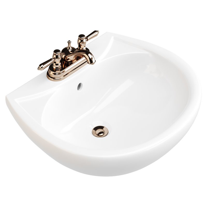 Ondine Pedestal white washbasin - Image 13
