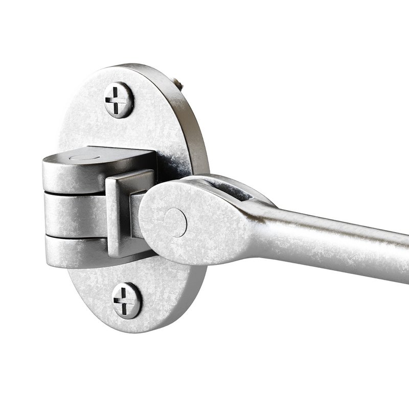 Oil Rubbed Bronze Finish Solid Brass Swivel Pivot Style Cabin Eyelet Latches - Image 10