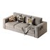 Furniture Port 3 Seater Off White Wooden Sofa - Thumbnail 12