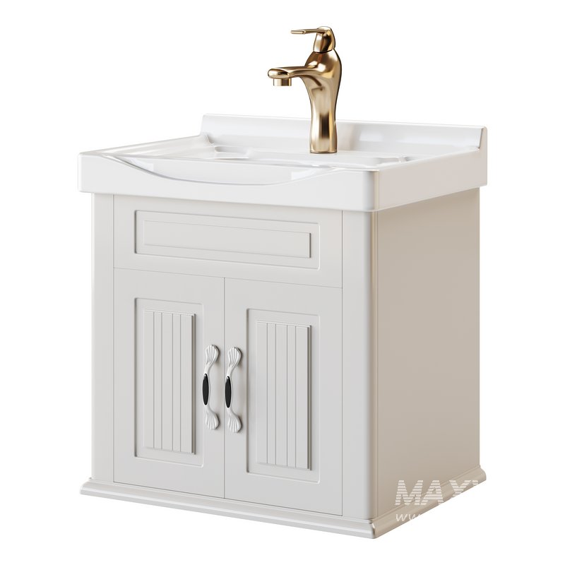 Adeline Large Wall Mounted Cabinet Vanity Bathroom Sink - Image 12