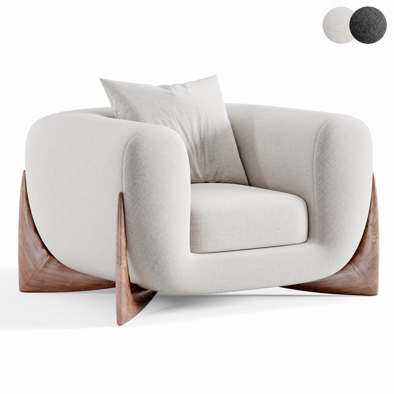 Softbay Armchair By Porada - Image 1