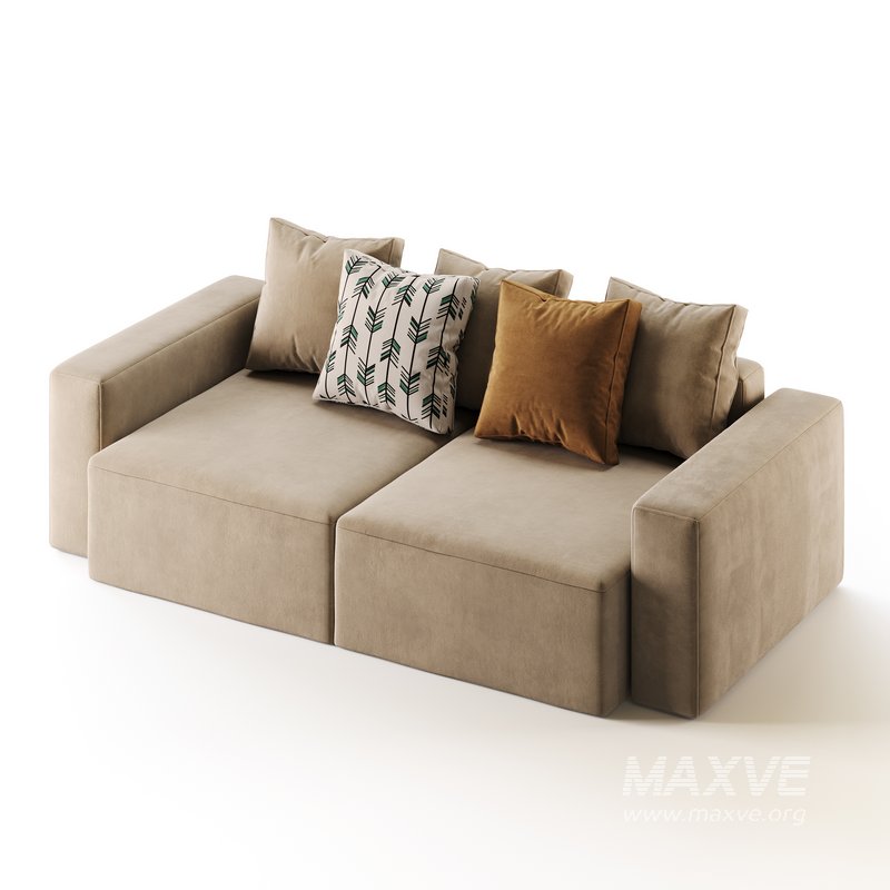 Vincent Navy Blue Retractable Sofa - Image 10