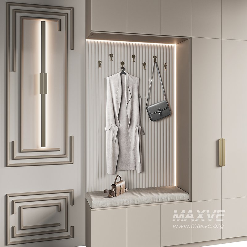 Hallway area with a minimalistic hanger 4 - Image 13