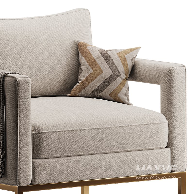 Avery Pink Velvet Chair With - Image 13