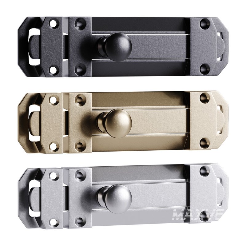 Brass Slide Bolt Door Latch - Image 1