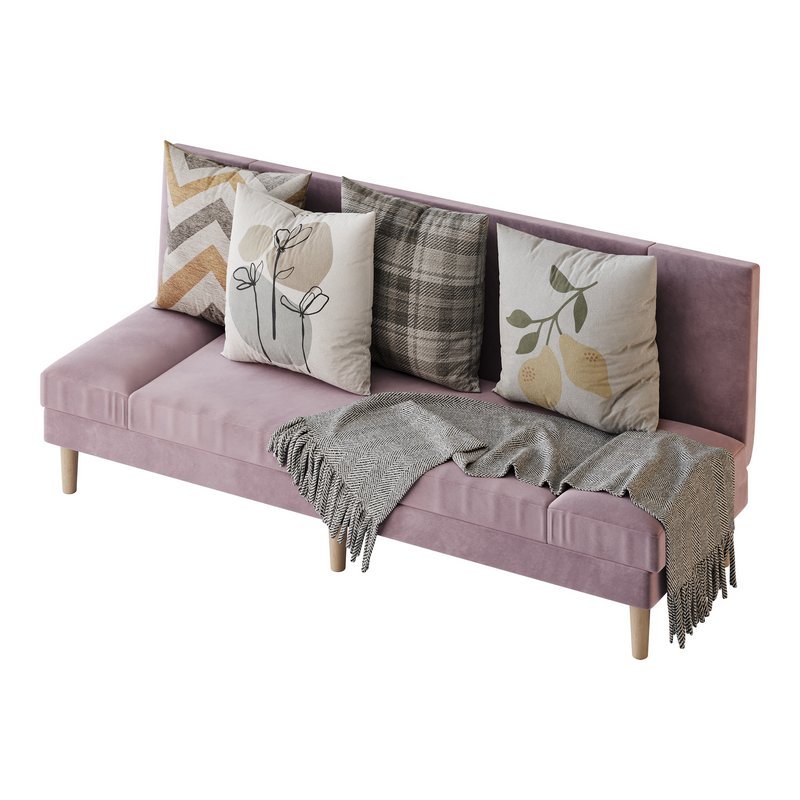 Armless Foldable Convertible Sofa - Image 13