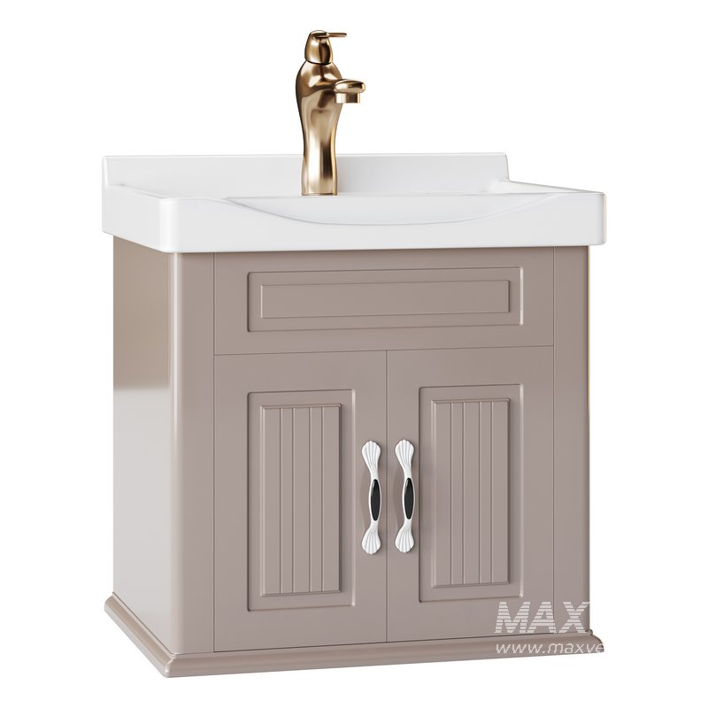 Adeline Large Wall Mounted Cabinet Vanity Bathroom Sink - Image 14