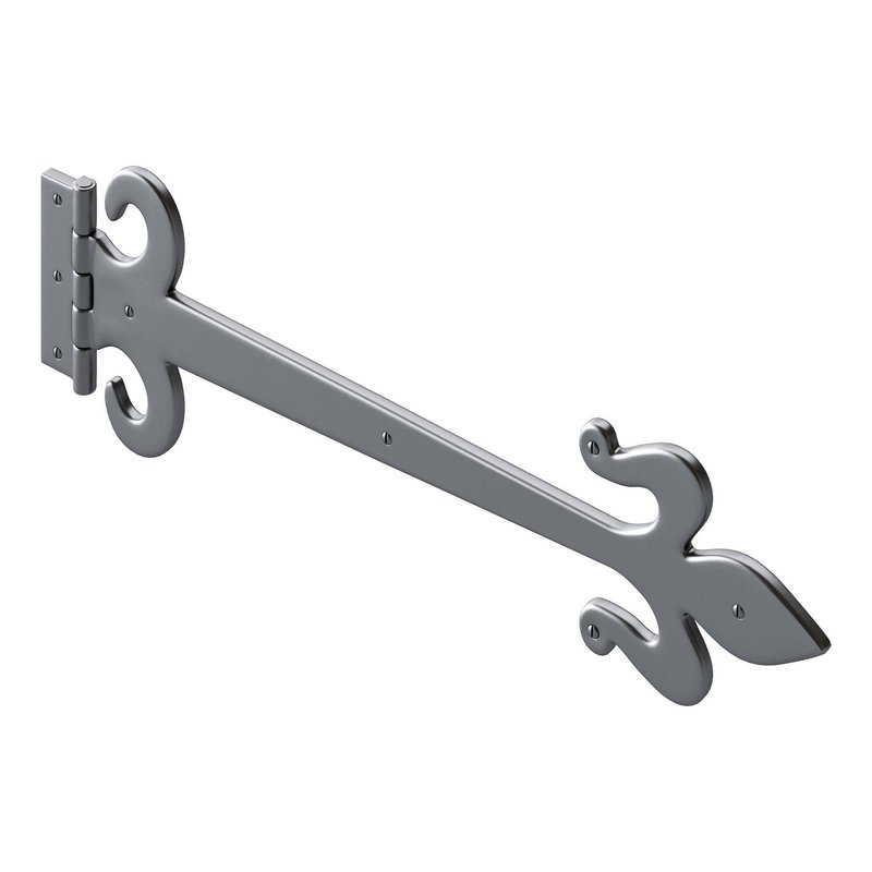 Wrought Iron Flush Mount Door Hinge - Image 12