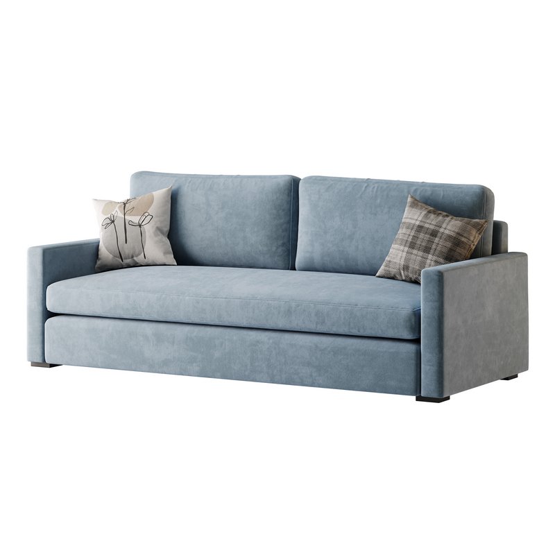 Benjara 86 Inch Fabric Upholstered Sofa - Image 13