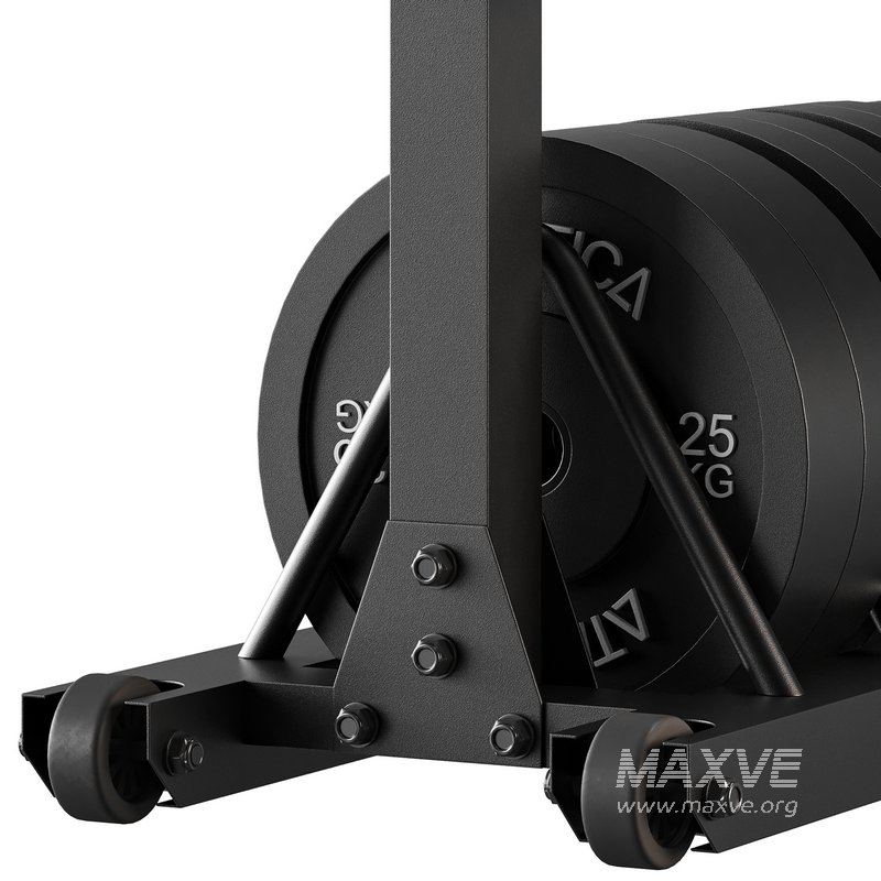 Tusker mobile weight plate rack - Image 15