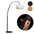 Overarching Linen Shade Floor Lamp - Thumbnail 4