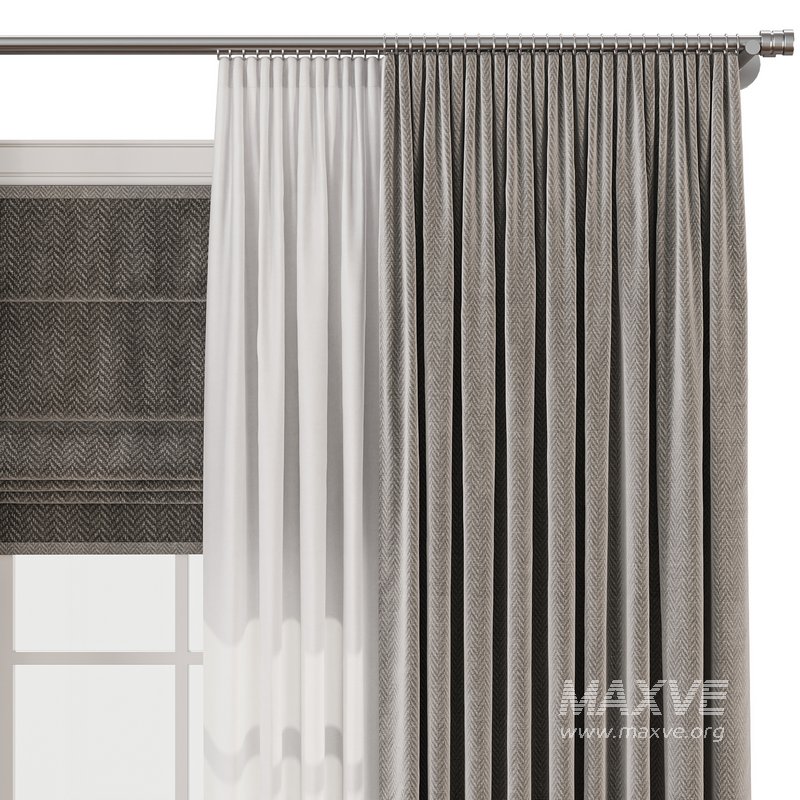 Curtain with tulle 59 - Image 3