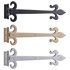 Wrought Iron Flush Mount Door Hinge - Thumbnail 1