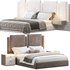 Soft wall panels Palace Bed by wallandwall - Thumbnail 3