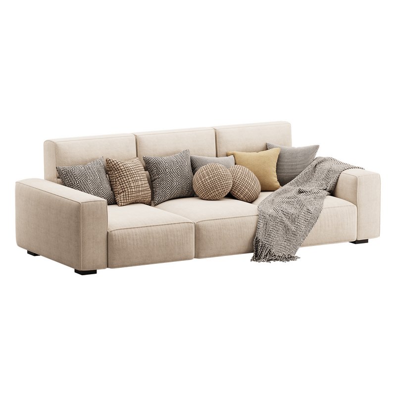 Beige Standard Sofa - Image 10