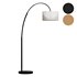 Overarching Linen Shade Floor Lamp - Thumbnail 2