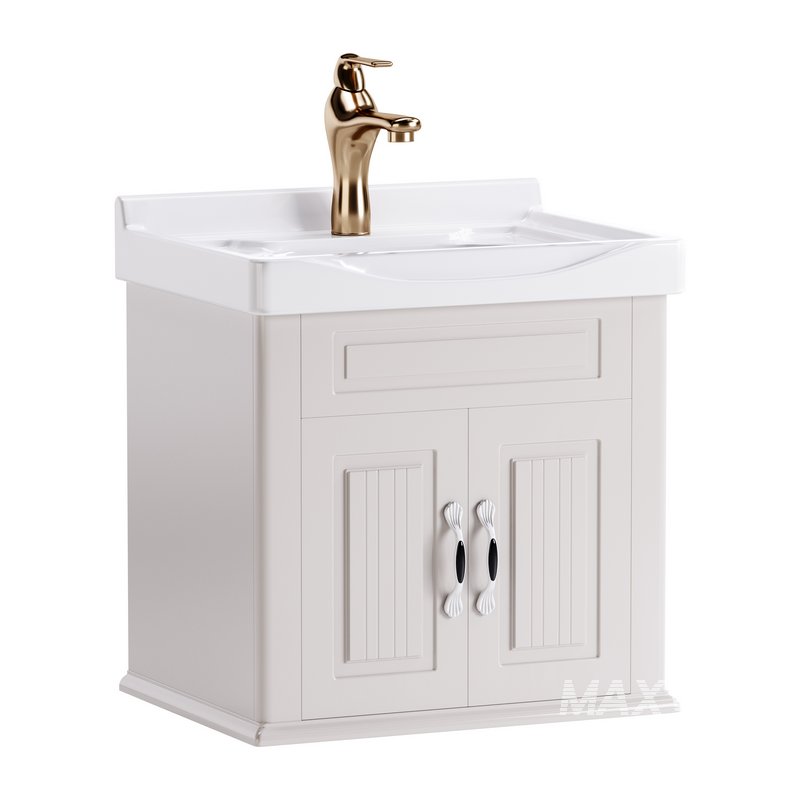Adeline Large Wall Mounted Cabinet Vanity Bathroom Sink - Image 2
