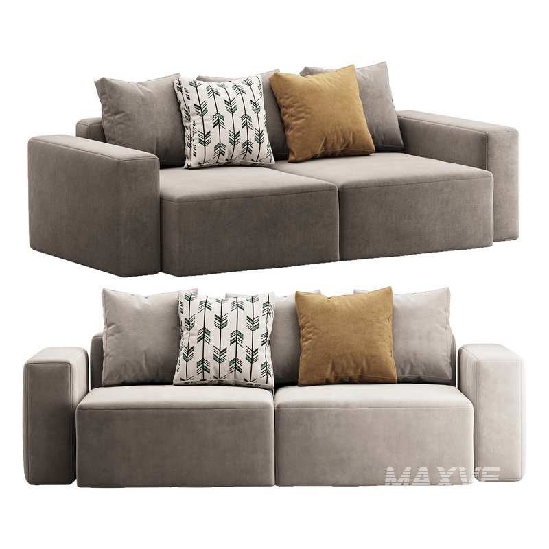 Vincent Navy Blue Retractable Sofa - Image 4