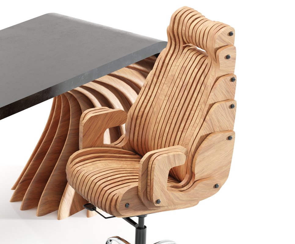 Parametric Office Furniture Set - Image 4