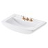 Vega Small Wall Mounted Bathroom Vessel Sink - Thumbnail 4