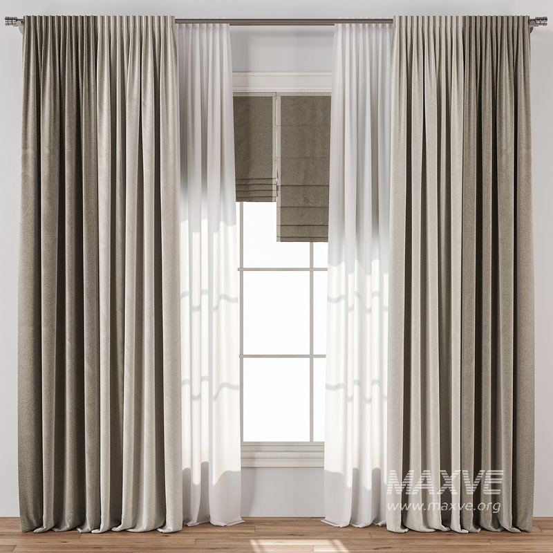 Curtain with tulle 43 - Image 2