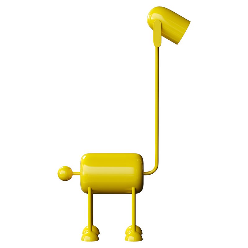Floor lamp with dopamine puppy - Image 3