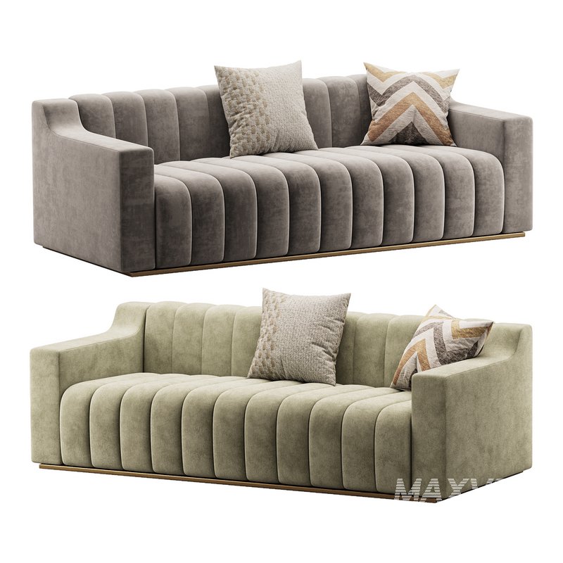 Room Simple Couch Chesterfield Fabric Sofa - Image 14
