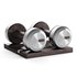 COLMIA Dumbbells Pair With Wooden Stand - Thumbnail 2