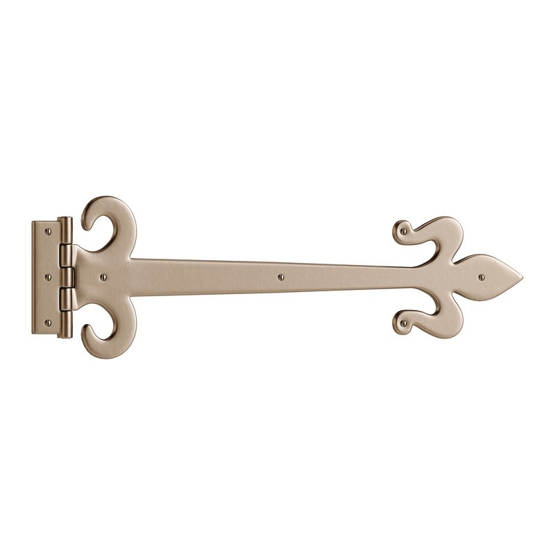 Wrought Iron Flush Mount Door Hinge - Image 2