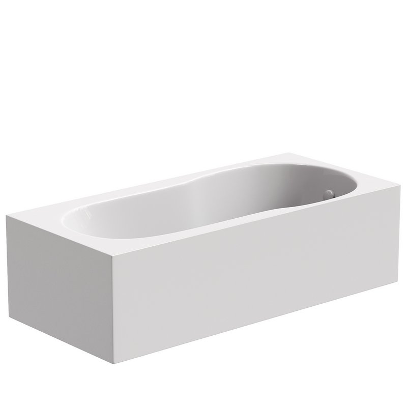 Acrylic bathtub AM PM X Joy W88A 150×70 cm with frame - Image 2