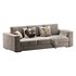 Furniture Port 3 Seater Off White Wooden Sofa - Thumbnail 3