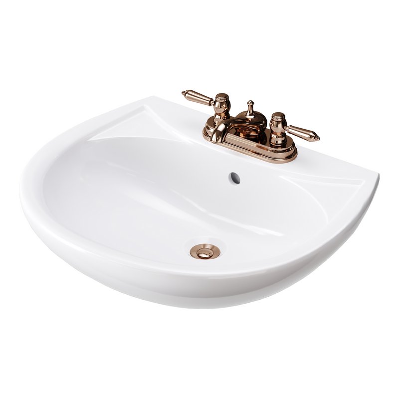Ondine Pedestal white washbasin - Image 6