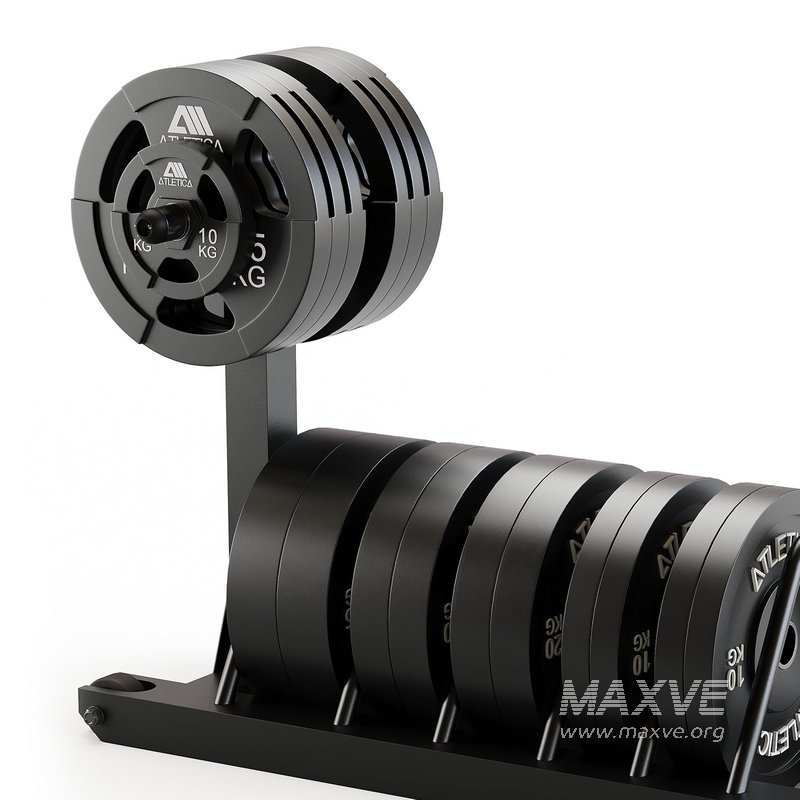 Tusker mobile weight plate rack - Image 3
