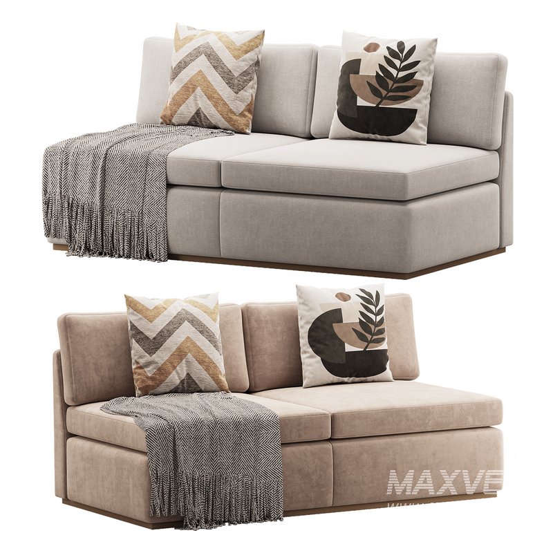 Haase Armless Sofa - Image 5