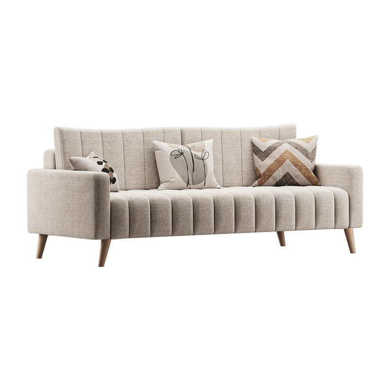 Sofa Markful Velvet Grey - Image 4