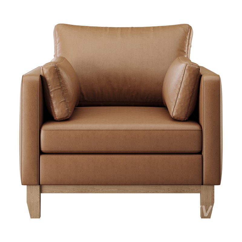 Modern Farmhouse Loose Pillow Armchair - Image 1