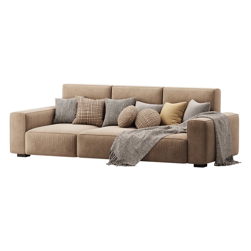 Beige Standard Sofa - Image 11