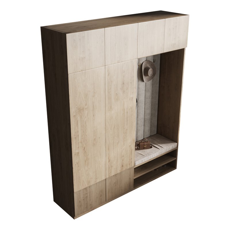 Hallway area with a minimalistic hanger 2 - Image 1