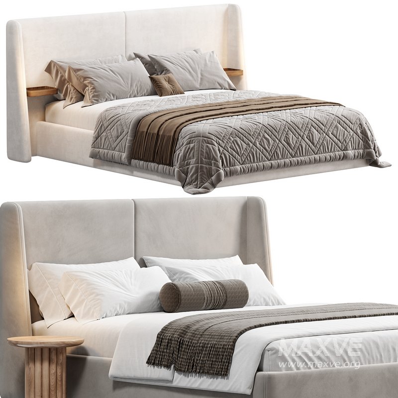 Soft headboard XL Jolien Bed by laredoute - Image 3