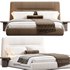 Bed with upholstered headboard Oliva by Livemaster - Thumbnail 4