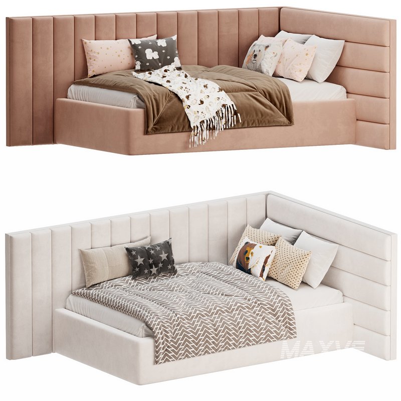 Corner bed Bonpari kids - Image 2