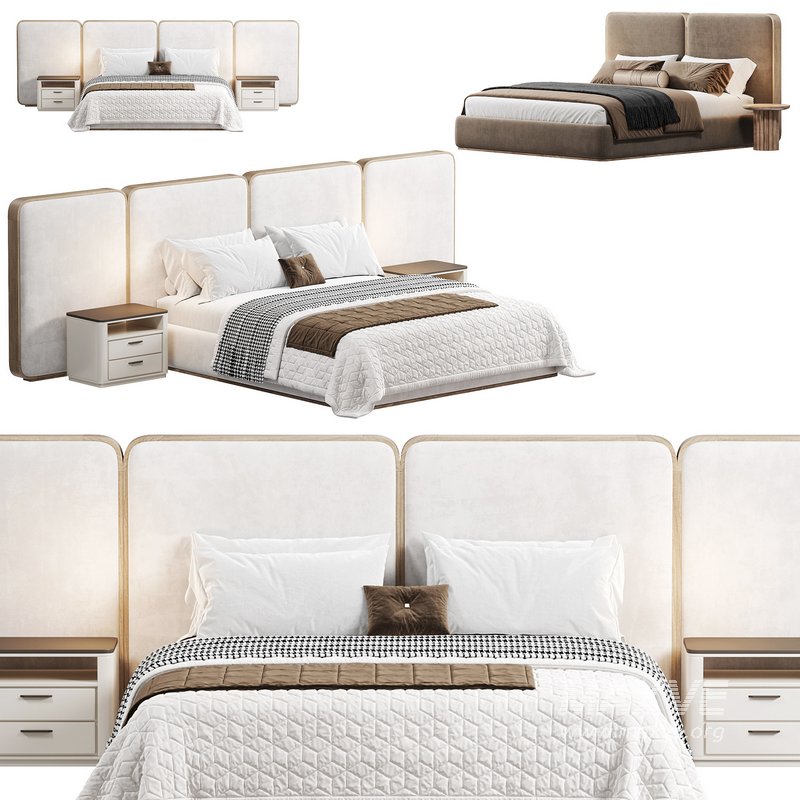 GEM UPHOLSTERED KING QUEEN BED by adrianahoyos - Image 3