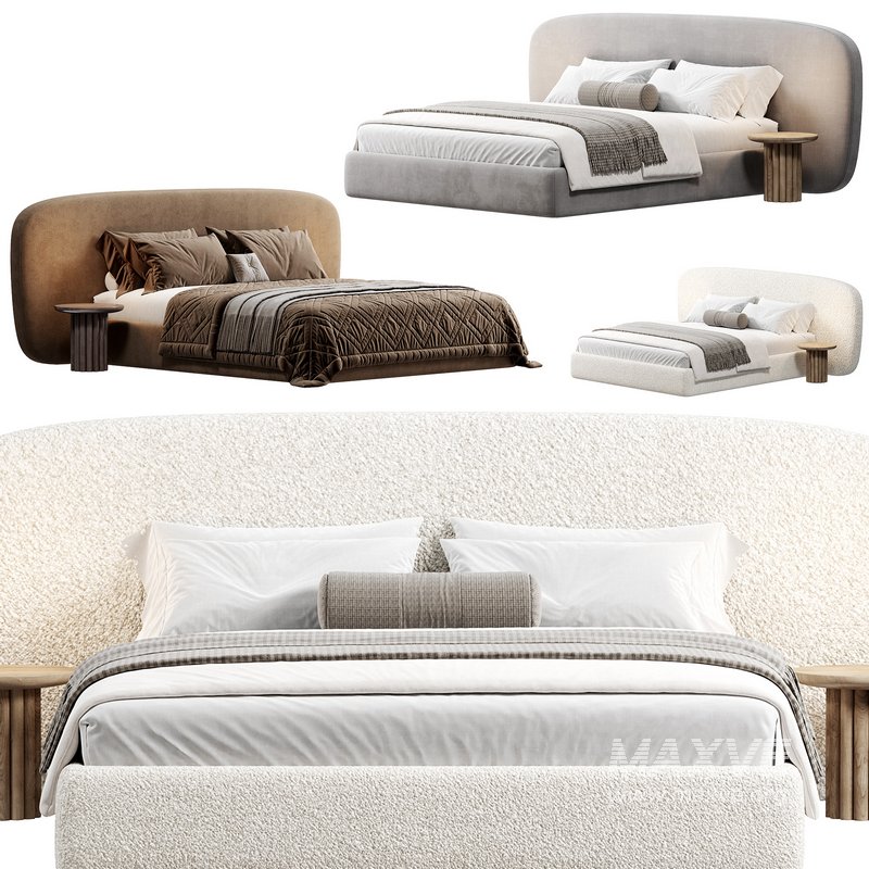 Soft bed Molina by Oneandhome - Image 2