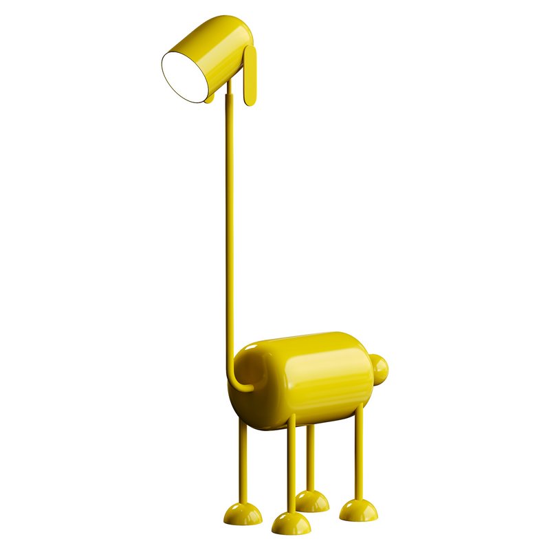 Floor lamp with dopamine puppy - Image 2