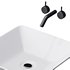 White Vessel Sink washbasin - Thumbnail 4
