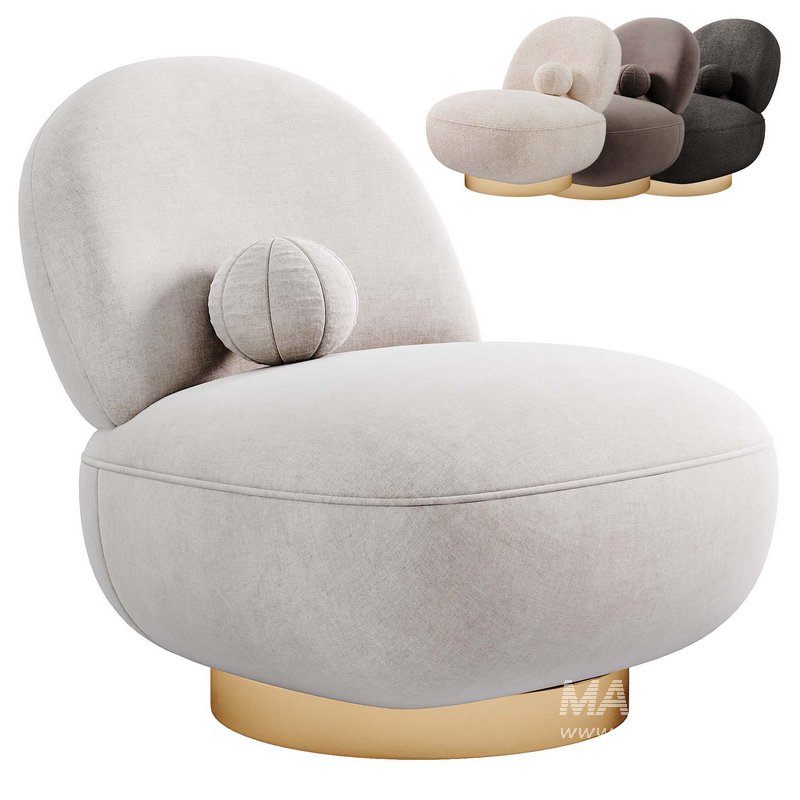 Clement Swivel Armchair - Image 2
