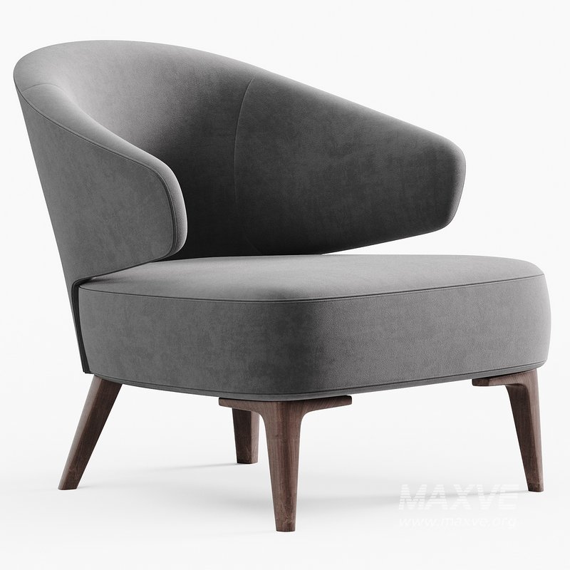 Aston Armchair By Minotti - Image 3