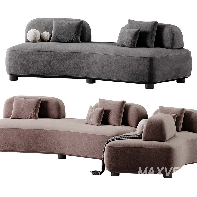 Curve Sofa By Art Nova 01 - Image 4
