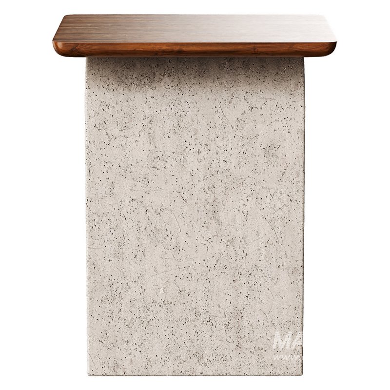 Aspen Sculptural Marble Table - Image 4