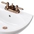 Ondine Pedestal white washbasin - Thumbnail 3